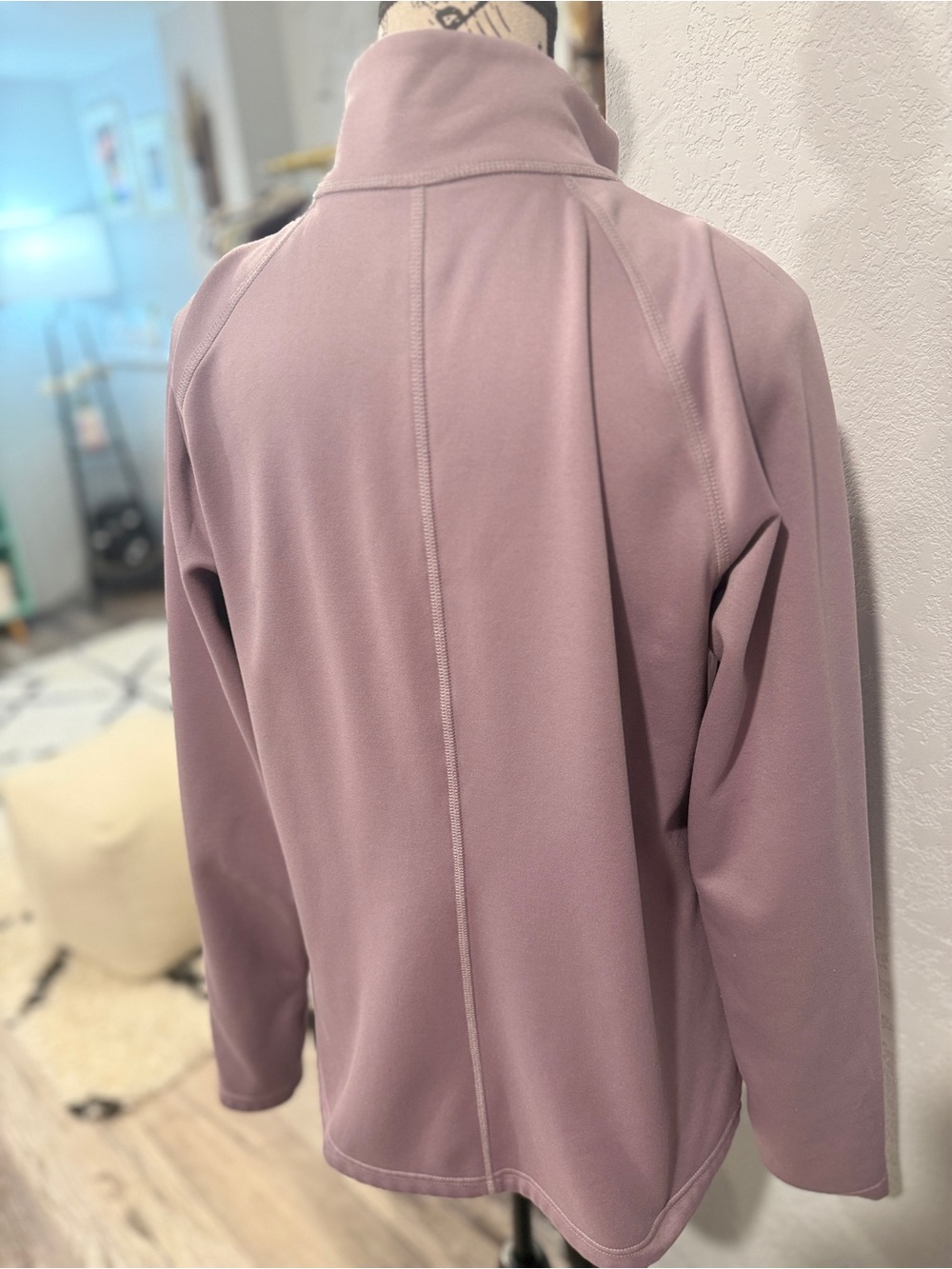 The North Face Women’s Large Pink Full Zip Fleece Jacket Outdoor Hiking - Picture 7 of 10